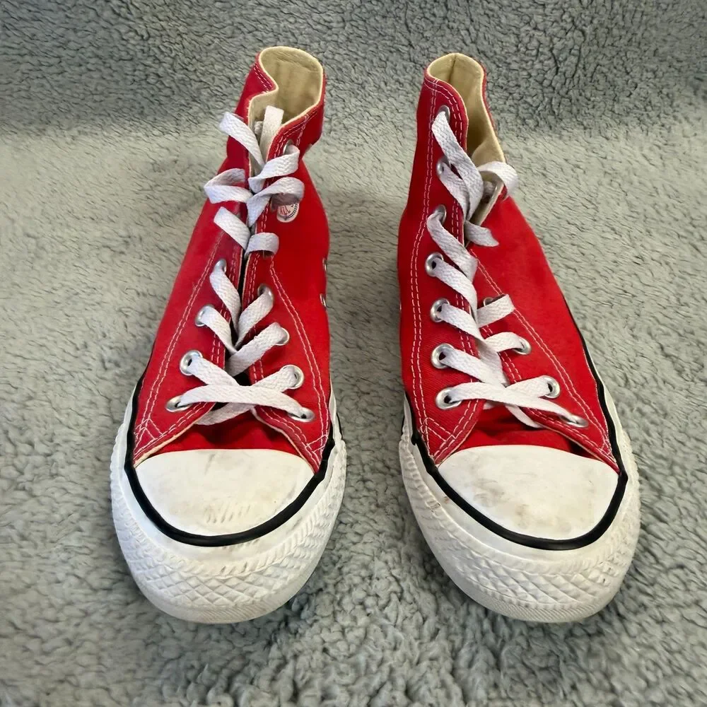 CONVERSE CHUCK TAYLOR High Top Mens 5 Womens 7 All Star Red Streetwear Skate